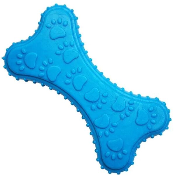 Игрушка Уют Косточка с малыми шипами литая для собак 10,5 см