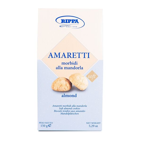 Мягкое печенье Rippa «AMARETTI» с миндалем