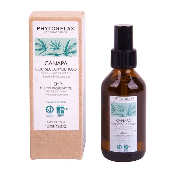 Масло для лица, тела и волос «Конопля», Phytorelax, 100 мл, Италия