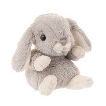 Игрушка мягкая «Кролик Kanini» серый, Bukowski, 15 см, Швеция