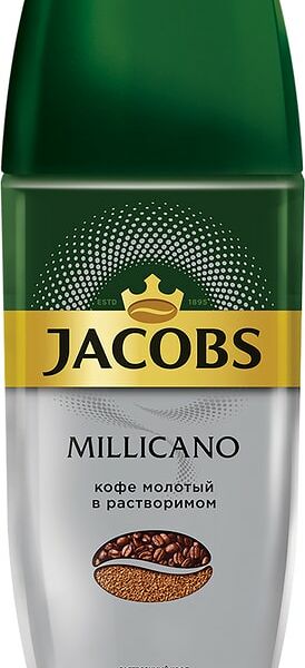 Кофе Jacobs (Monarch) Millicano растворимый с молотым 90 г