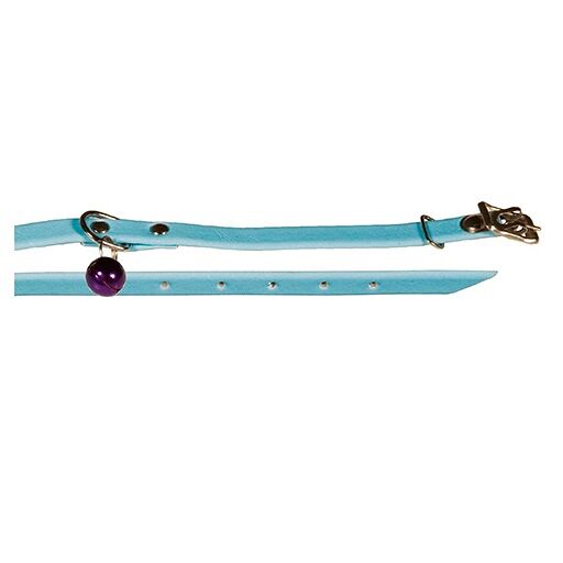 Ошейник для кошек с бубенчиком, цвета в ассортименте 31х1 см