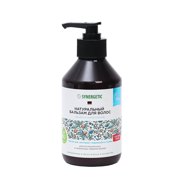 Бальзам для волос Synergetic Объём и Укрепление 250 мл