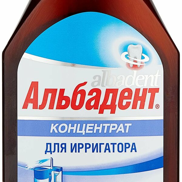 Концентрат для ирригатора Альбадент с женьшенем и лечебными травами, 400 мл