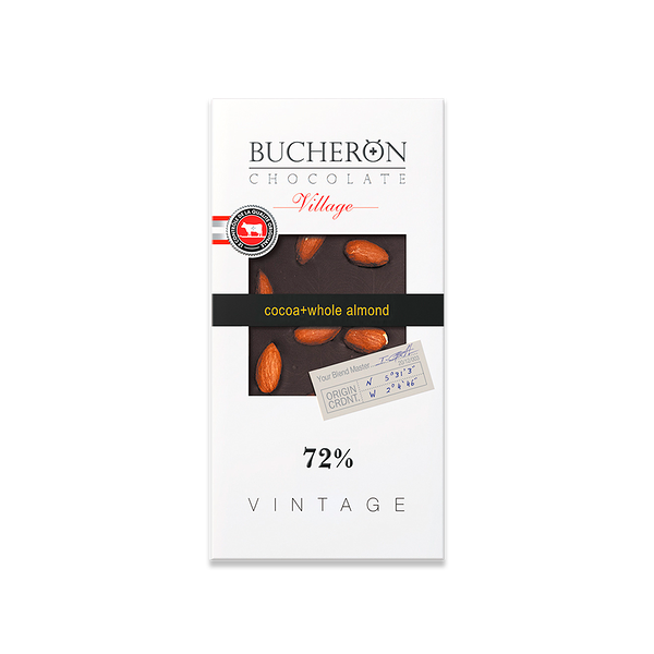 Шоколад Bucheron горький c цельным миндалем 100 г