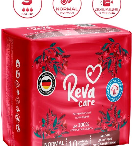 Прокладки Reva Care Normal 10шт