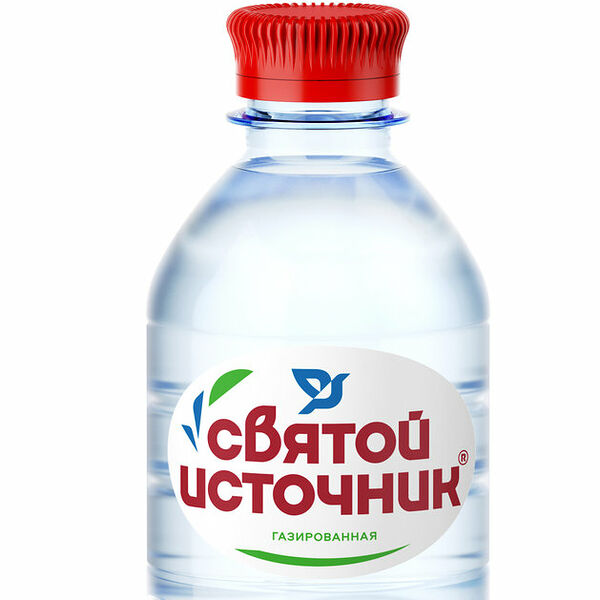 Вода питьевая газированная ТМ Святой Источник
