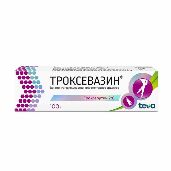 Троксевазин 2% 100 г гель