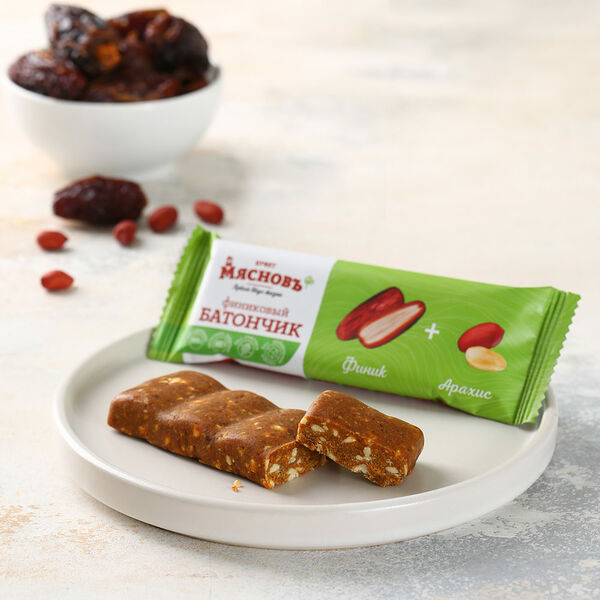 Батончик финиковый с арахисом МясновЪ Буфет