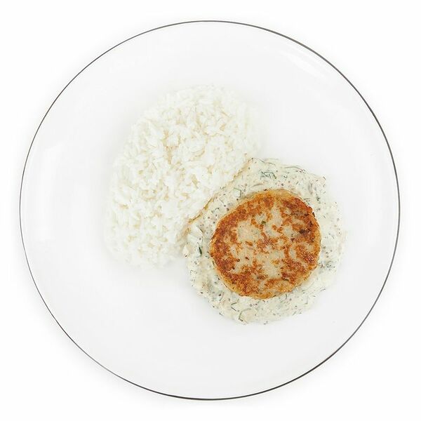 Котлета из судака и креветок с рисом Шеф Перекрёсток, 270г