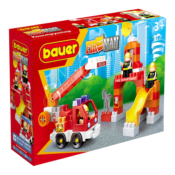 Конструктор - пожарная машина площадка ТМ Bauer (Бауэр)