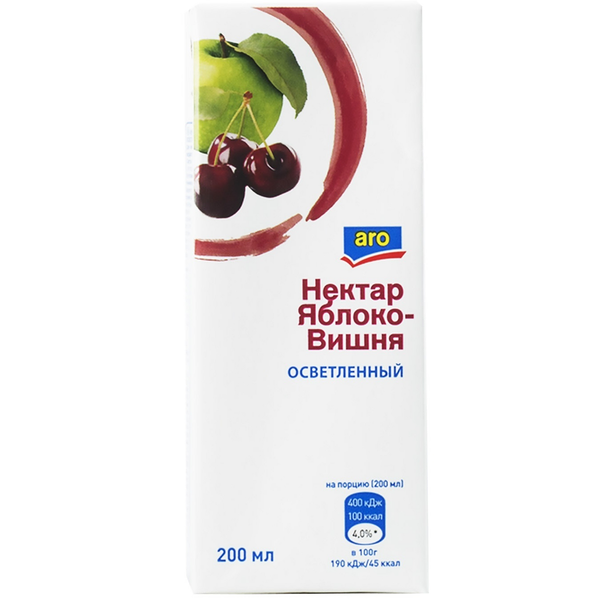 Нектар Aro яблоко-вишня