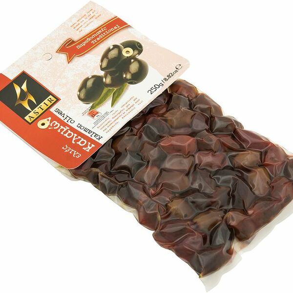 Оливки Astir Каламата с косточкой, 250г