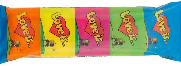 Жевательная резинка Love is Ассорти вкусов 21г