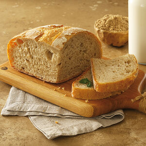 Хлеб Итальянский домашний с ячменной мукой МясновЪ Пекарня, четвертинка