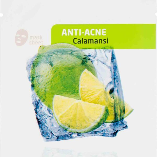 Тканевая маска для лица противовоспалительная Consly Anti-acne Calamansi