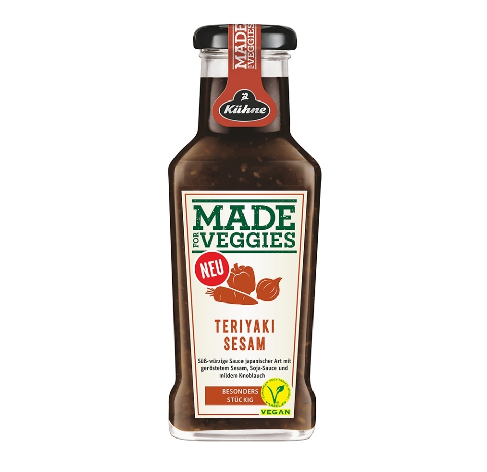 

Соус Kuhne Made for Veggie Терияки с кунжутом 235 мл, Германия