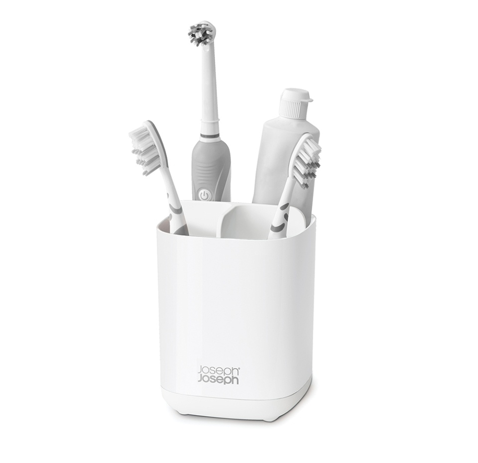 

Органайзер для зубных щеток EasyStore белый Joseph Joseph 1 шт Китай