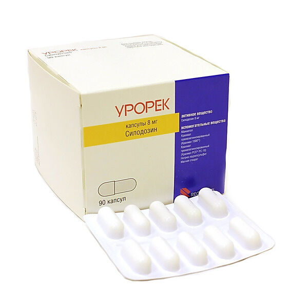 Урорек ДПЦ 8мг N90
