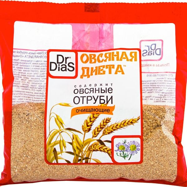 Смесь отрубей Dr.Dias Очищающие 200г