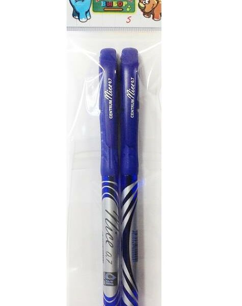 Набор ручек шариковых Европа Классный выбор найс 2 шт синий 0.5 мм 86599