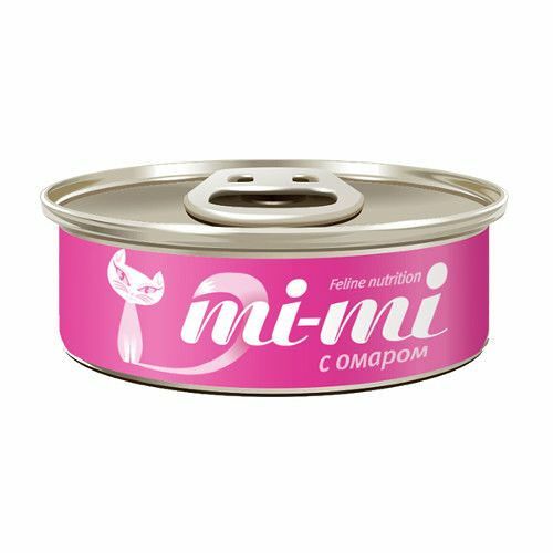 Влажный корм Mi-Mi для кошек и котят, с омаром