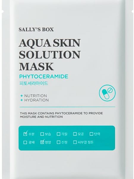 Маска для лица Sally's box Aqua Skin Solution Фитокерамид тканевая 22мл