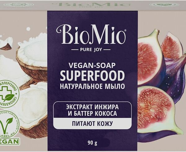 Мыло BioMio Bio-Soap Инжир и кокос 90г