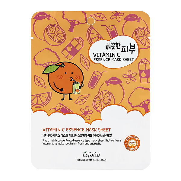 Маска для лица Esfolio с витамином C (для сияния кожи) 25 мл