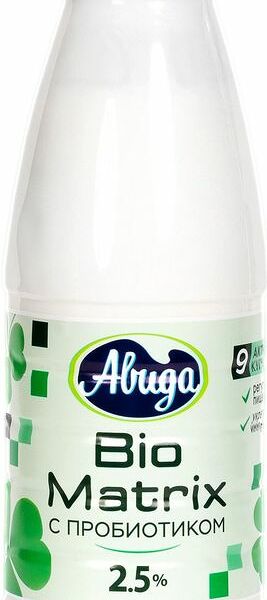 Биопродукт кисломолочный Авида Bio Matrix с пробиотиком 2,5%