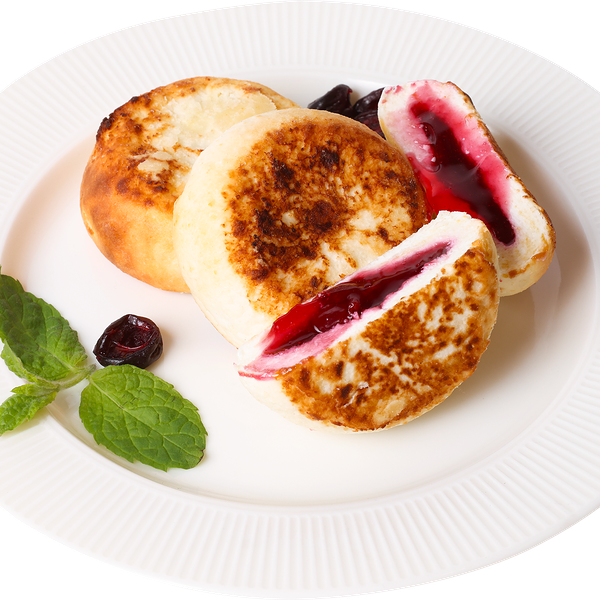 Сырники с вишневой начинкой вес ЛЕНТА FRESH СП до 300г