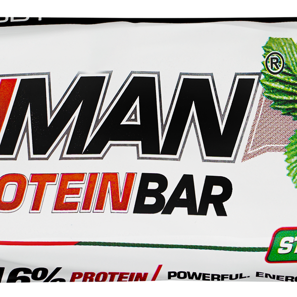 Батончик протеиновый IRONMAN Protein Bar Клубника, в белой глазури, с коллагеном, 50г