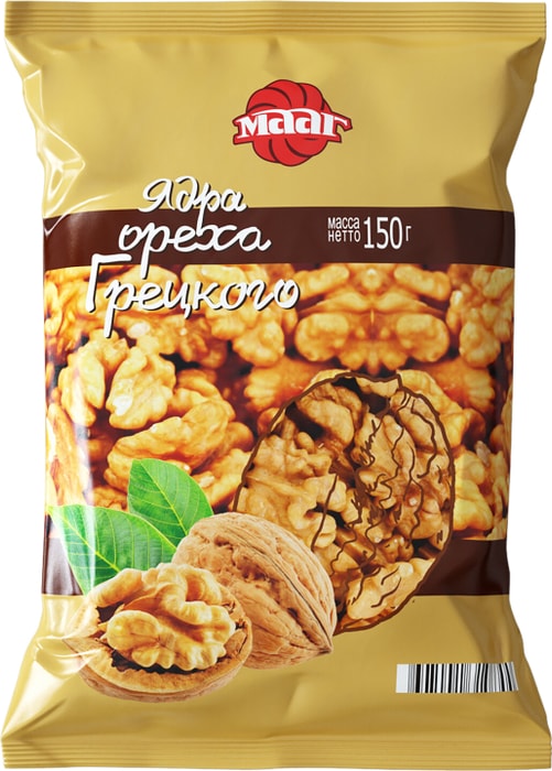 

Орехи грецкие Мааг очищенные 150 г