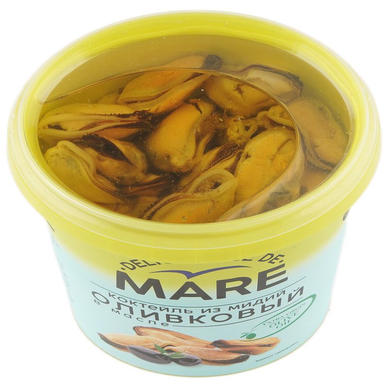

Мидии Delicatesse de Mare с добавлением оливкового масла 380 г