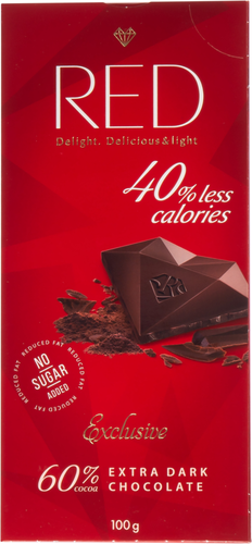 

Шоколад Red Delight Extra темный 60%, 100 г