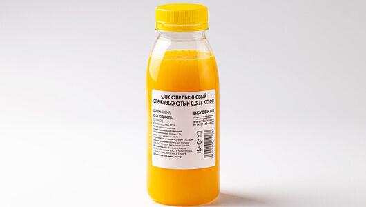 Сок свежевыжатый апельсин
