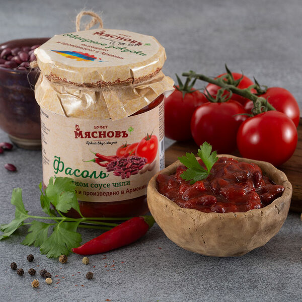 Фасоль в томатном соусе чили МясновЪ Буфет