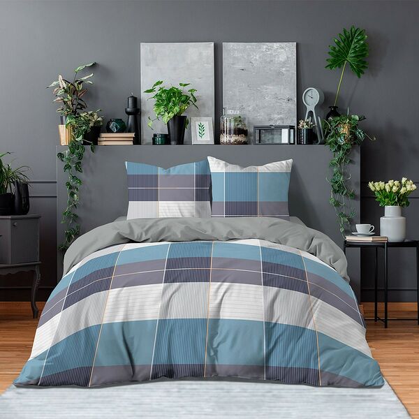 Комплект постельного белья Теодора Фоджа, Евро, нав. 70х70 см, поплин