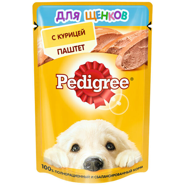 Корм для щенков Pedigree Паштет с курицей