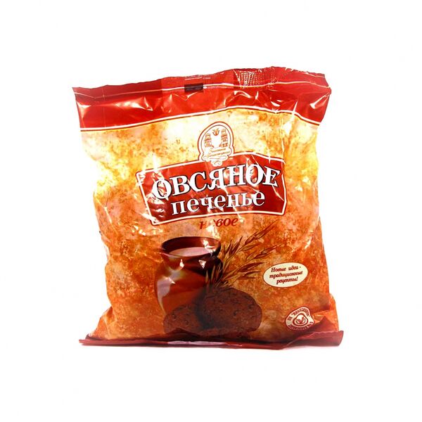Печенье ОВСЯНОЕ НОВОЕ 1с ПП вес 300г Минскхлебпром Республика Беларусь