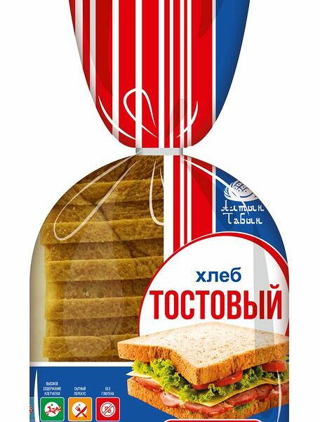 Хлеб Тостовый нарезка ТМ Алтын Табын