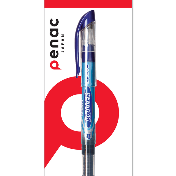 Роллер Penac Liquid Roller синий бластер, 0,7 мм