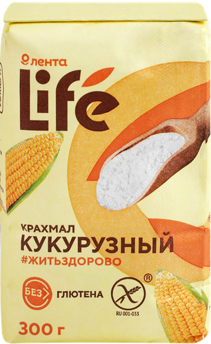 

Крахмал кукурузный Лента Eco безглютеновый