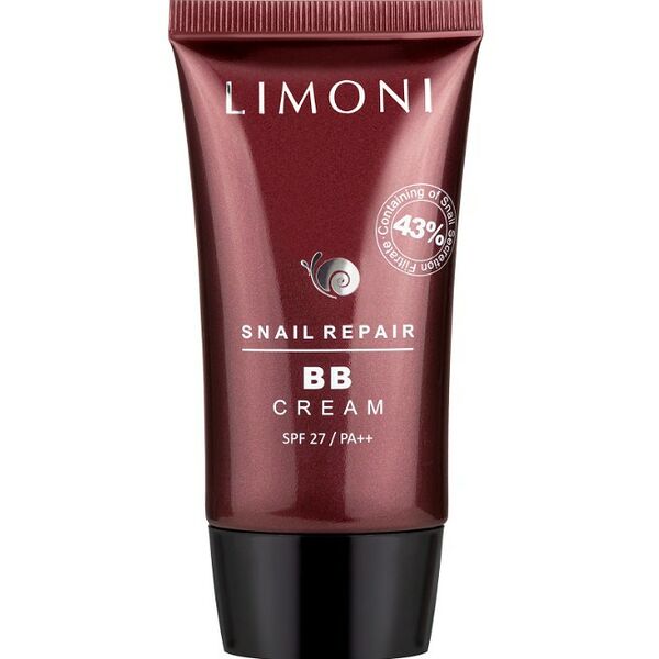 LIMONI ББ Крем для лица с экстрактом секреции улитки SPF27, 50 мл, тон 1