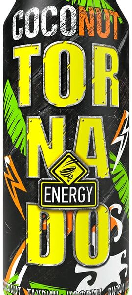 Напиток Tornado Energy Coconut энергетический 450мл