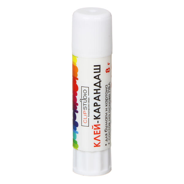 Клей-карандаш Clipstudio на основе pva 8г