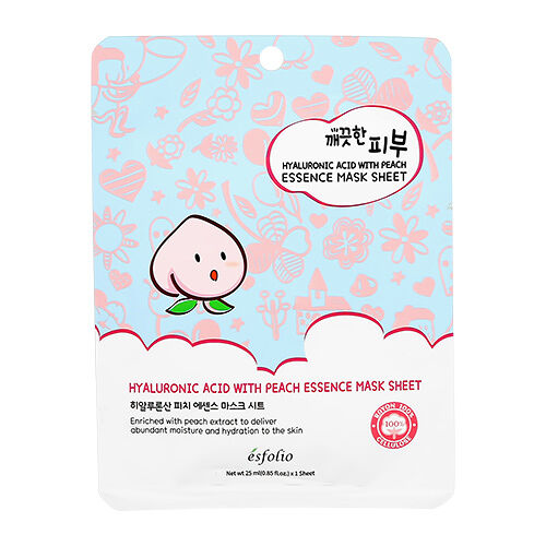 Маска для лица Esfolio с экстрактом персика (увлажняющая) 25 мл