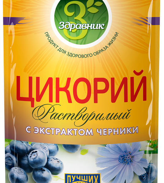Цикорий растворимый ЗДРАВНИК с экстрактом черники
