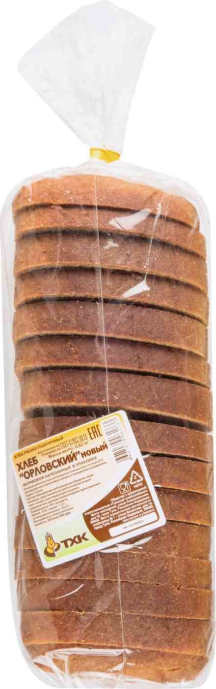 

Хлеб Орловский новый Тхк, нарезка 620 г