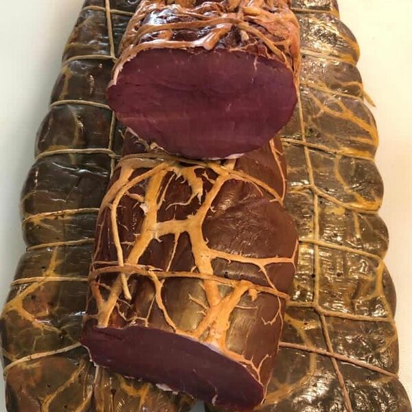 Вырезка из говядины сыро вяленная на развес